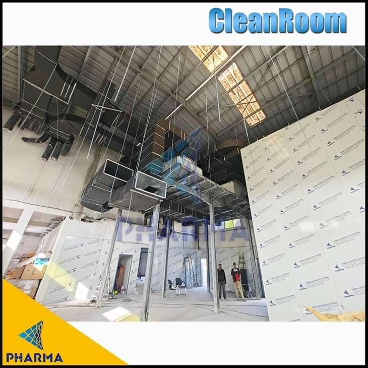 200 Square Meter GMP Air Duct HVAC Iso 7 CleanRoom